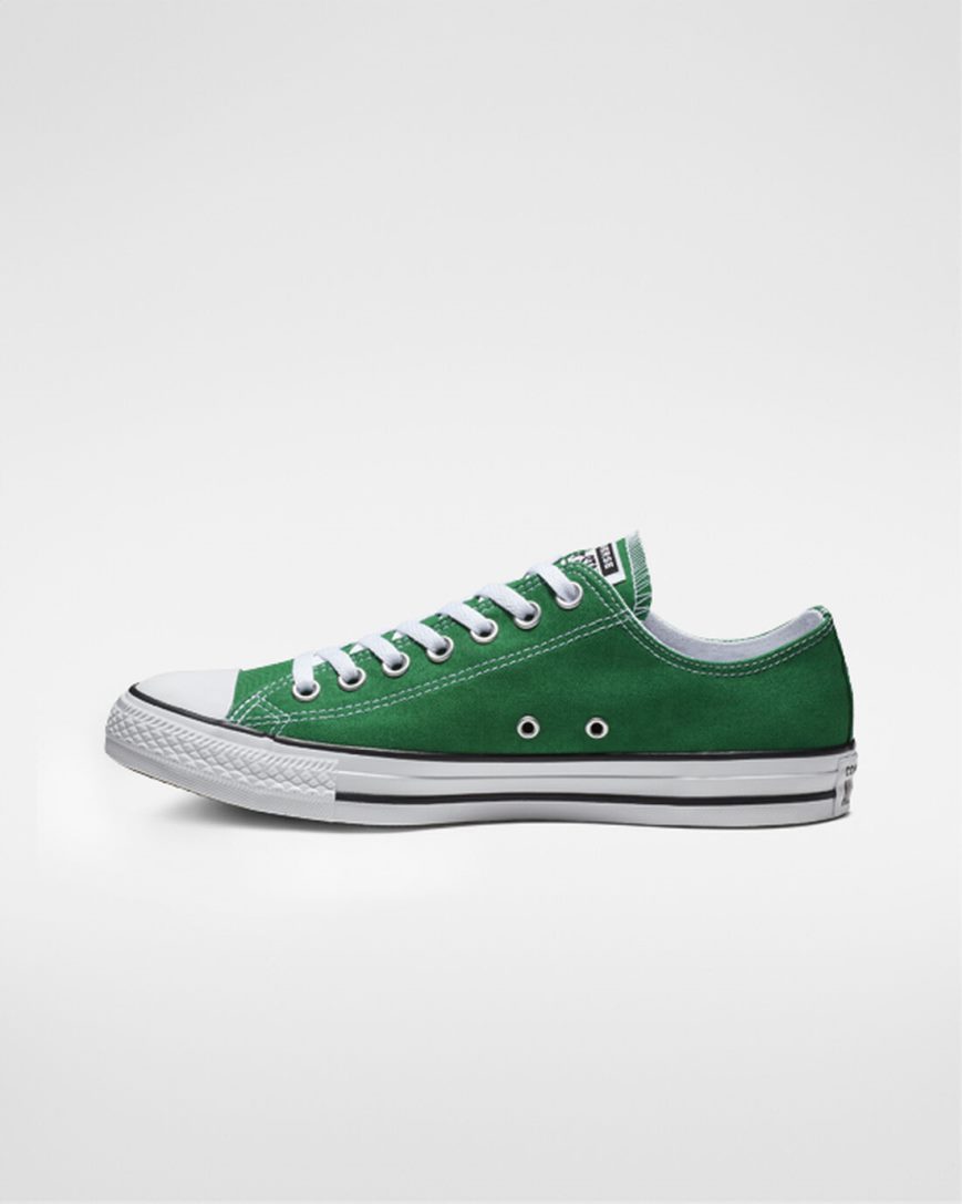 Tenis Converse Chuck Taylor All Star Classicos Cano Baixo Feminino Verdes | PT L00T457